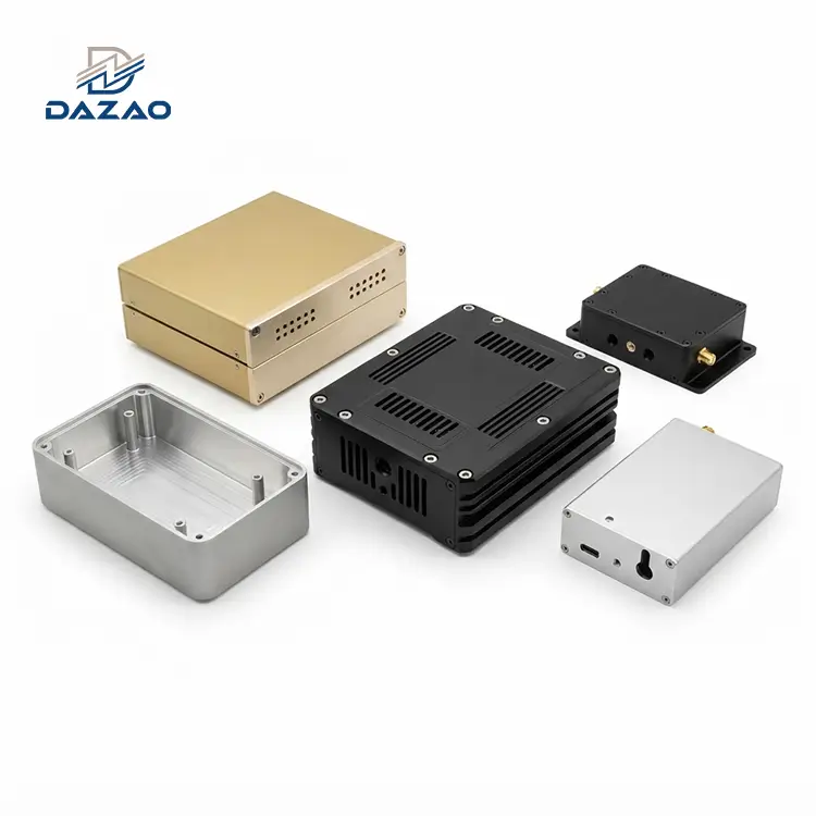 Nozik CNC ishlov berish alyuminiy elektron muhofazasi